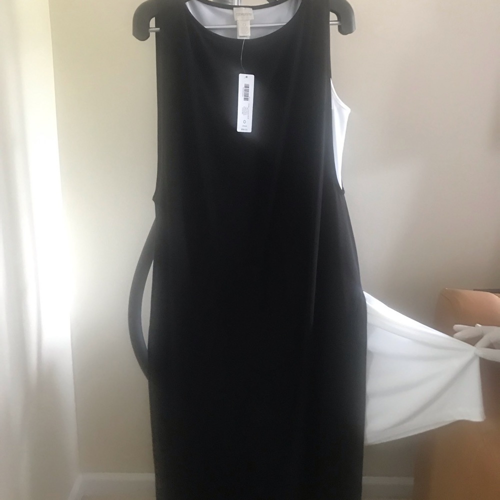 Black and white dress